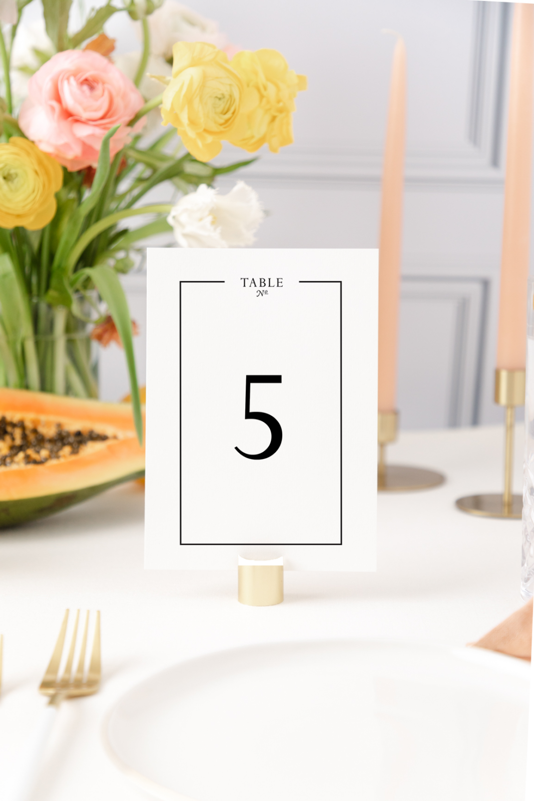 Table Numbers | Jo's Paper Kitchen